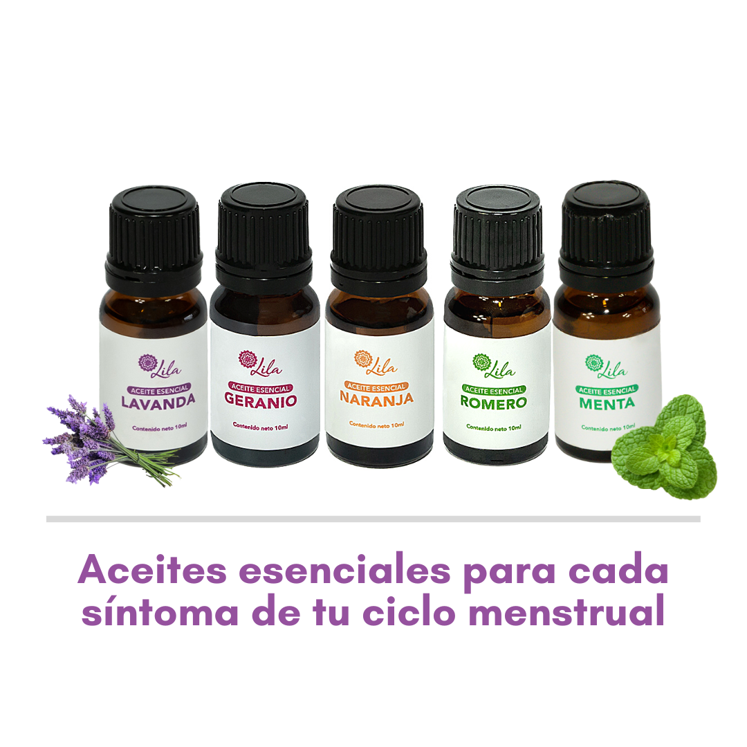 Kit de 5 Aceites Esenciales En Roll-on de aromaterapia con cristales