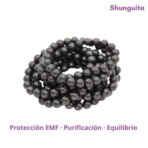 Pulsera de Shunguite
