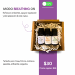 Modo Breathing ON — Kit de 3 Aceites Esenciales para Respirar Profundo y Renovar Tus Espacios